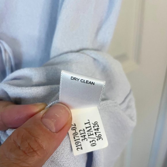 Banana Republic Light Blue Stretch, Sleeveless Top - Picture 6 of 6